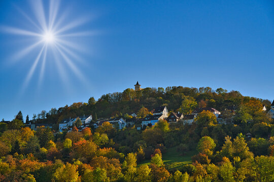 Leonberg the Engelberg tower near Stuttgart, Germany