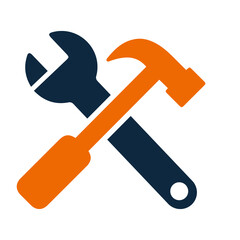 Repair, configuration, hand tools, setting, tool icon. Editable vector graphics.