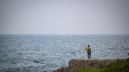 person on the beach