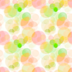 Seamless white background with bubbles, circles.