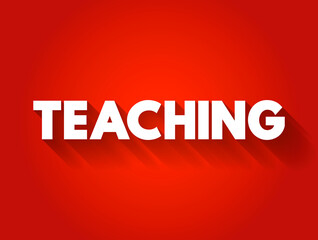 Teaching text quote, education concept background