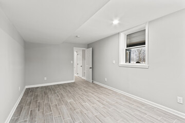 empty room with window