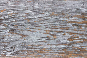 Naklejka premium texture of old wood with peeled paint, use as background