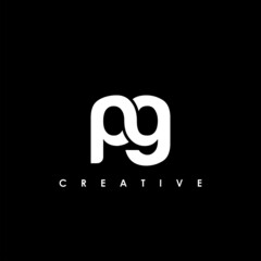 PG Letter Initial Logo Design Template Vector Illustration