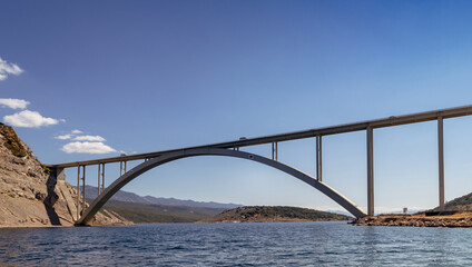 Fototapeta na wymiar The bridge on island Krk - Croatia