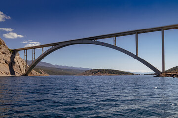 The bridge on island Krk - Croatia