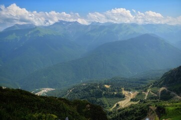 Obraz premium View of the mountains