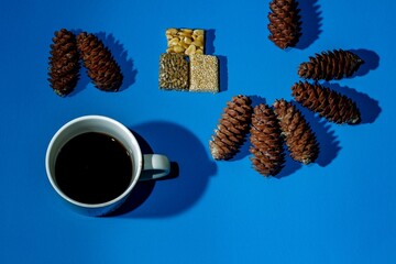 christmas decoration with cones