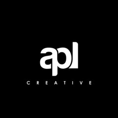 APL Letter Initial Logo Design Template Vector Illustration