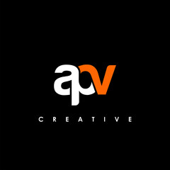 APV Letter Initial Logo Design Template Vector Illustration