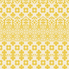 Seamless two toned distressed rug or textile surface pattern design for print. High quality illustration. Ornate flooring or wallpaper interior home design sophisticated look. Stylish graphic motif.