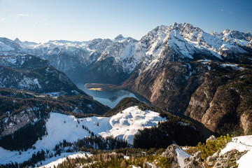 lake in the mountains