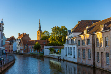 Fototapeta premium The city of Bruges in Belgium