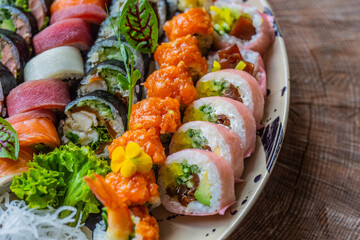 sushi, jedzenie 