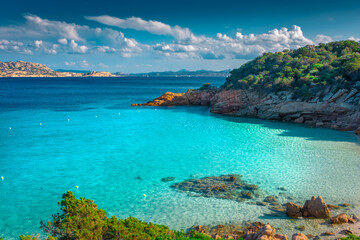 Amazing beach of Spargi island, Maddalena Archipelago, Sardinia Italy