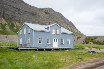 Old farmhouse in Arneshreppur in Strandir in Iceland