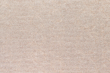 Fototapeta na wymiar Canvas texture background, cotton burlap natural fabric cream beige color for design backdrop