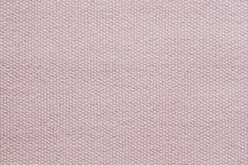 Cotton fabric, pastel pink color, woven canvas texture, pattern for background