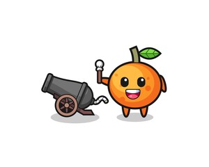cute mandarin orange shoot using cannon