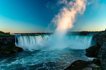 Niagara Falls, ON - View of Niagara Falls from the Ontario, Canada Side