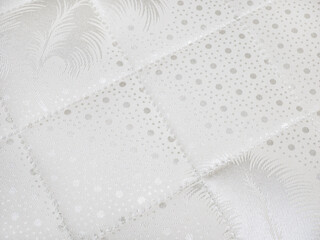 Obraz premium Soft comfortable cotton fabric for mattresses close-up