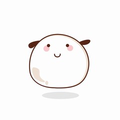 kawaii cute, kawaii funy , kawaii  face emoji design illustration vector