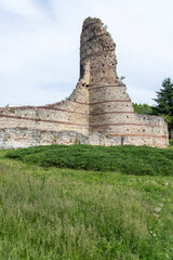 Fototapeta na wymiar Ruins of ancient Roman Fortress Castra Martis in town of Kula, Bulgaria