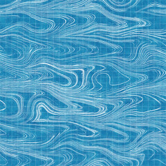 Seamless bright blue blueprint pattern for textile and print. High quality illustration. Technical engineering blue-print draft design. Graphic motif for background, wallpaper, or surface design print