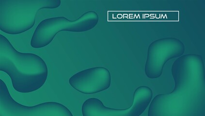 Minimal geometric background. Liquid shapes composition. Eps10 vector.