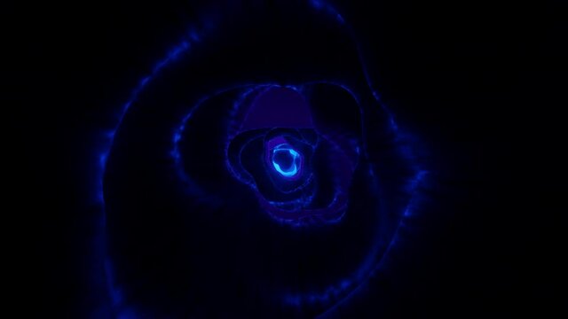 Organic purole wave tunnel 3d loop wide