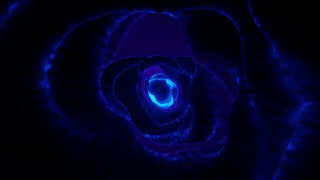 Organic purole wave tunnel 3d loop