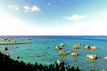 宮古島東平安名崎の海岸