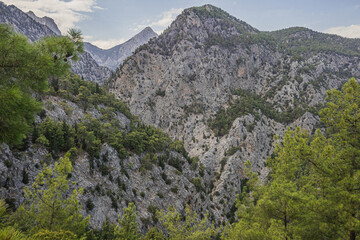 stone rocks in the mountains of Turkey