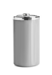 Alkaline battery isolated on white background