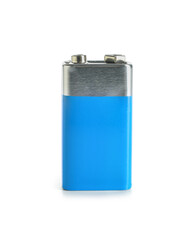 Alkaline battery isolated on white background