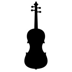 Cello icon on white background. Cello logo. flat style.