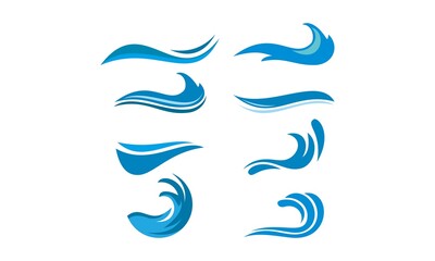 set template water package vector logo