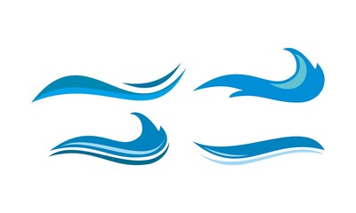 Fototapeta na wymiar set water template logo