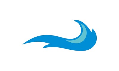 water wave blue vector