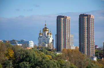 Russia. Khabarovsk. Urban architecture. City view