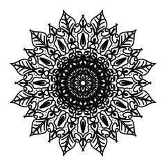 decorative concept abstract mandala illustration. EPS 10