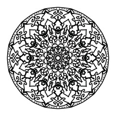 decorative concept abstract mandala illustration. EPS 10