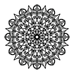 decorative concept abstract mandala illustration. EPS 10