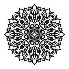 decorative concept abstract mandala illustration. EPS 10