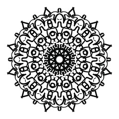 decorative concept abstract mandala illustration. EPS 10