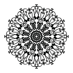 decorative concept abstract mandala illustration. EPS 10