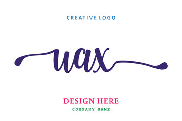 UAX lettering logo is simple, easy to understand and authoritative
