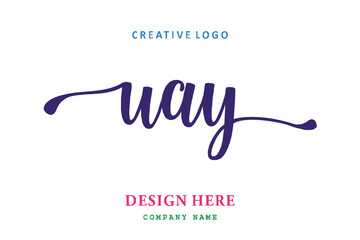 UAY lettering logo is simple, easy to understand and authoritative