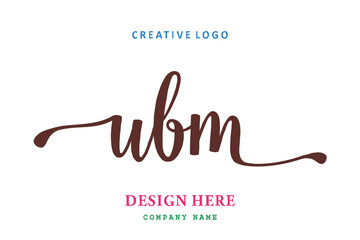 UBM lettering logo is simple, easy to understand and authoritative