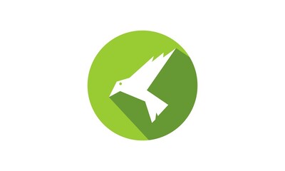 flying bird logo